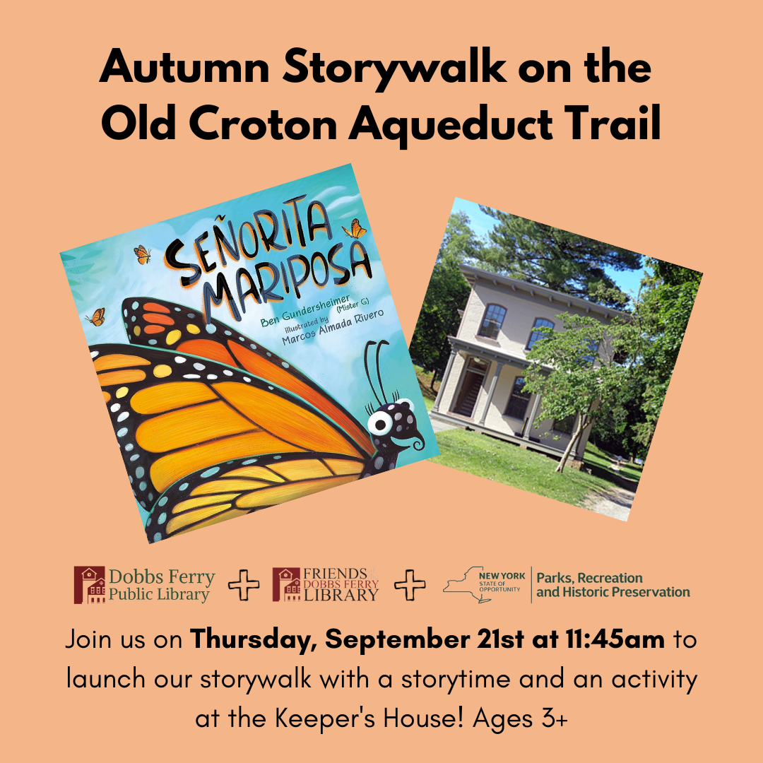 **NEW TIME** Autumn Storywalk on the Old Croton Aqueduct Trail - Launch event