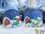 Take & Make Craft Kits for Kids: Paper Snowglobes - Limited Supply / Contact the Library to schedule a pick up