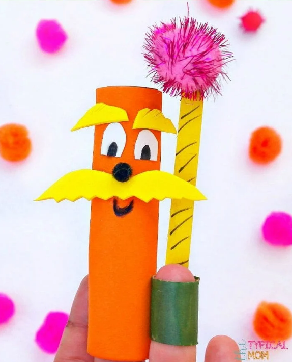 Take & Make Craft Kits for Kids: Dr. Seuss's Lorax Craft - Limited Supply / Contact the Library to schedule a pick up