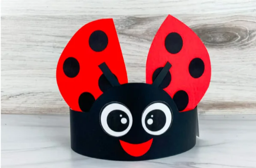 Take & Make Craft Kits for Kids: Ladybug Hats - Limited Supply / First-come First-served