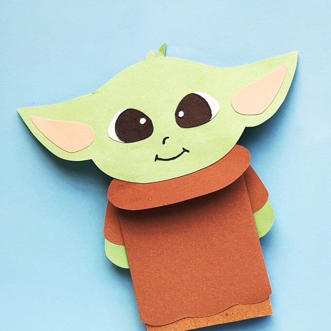Take & Make Craft Kits for Kids: Baby Yoda Puppets - Limited Supply / First-come First-served