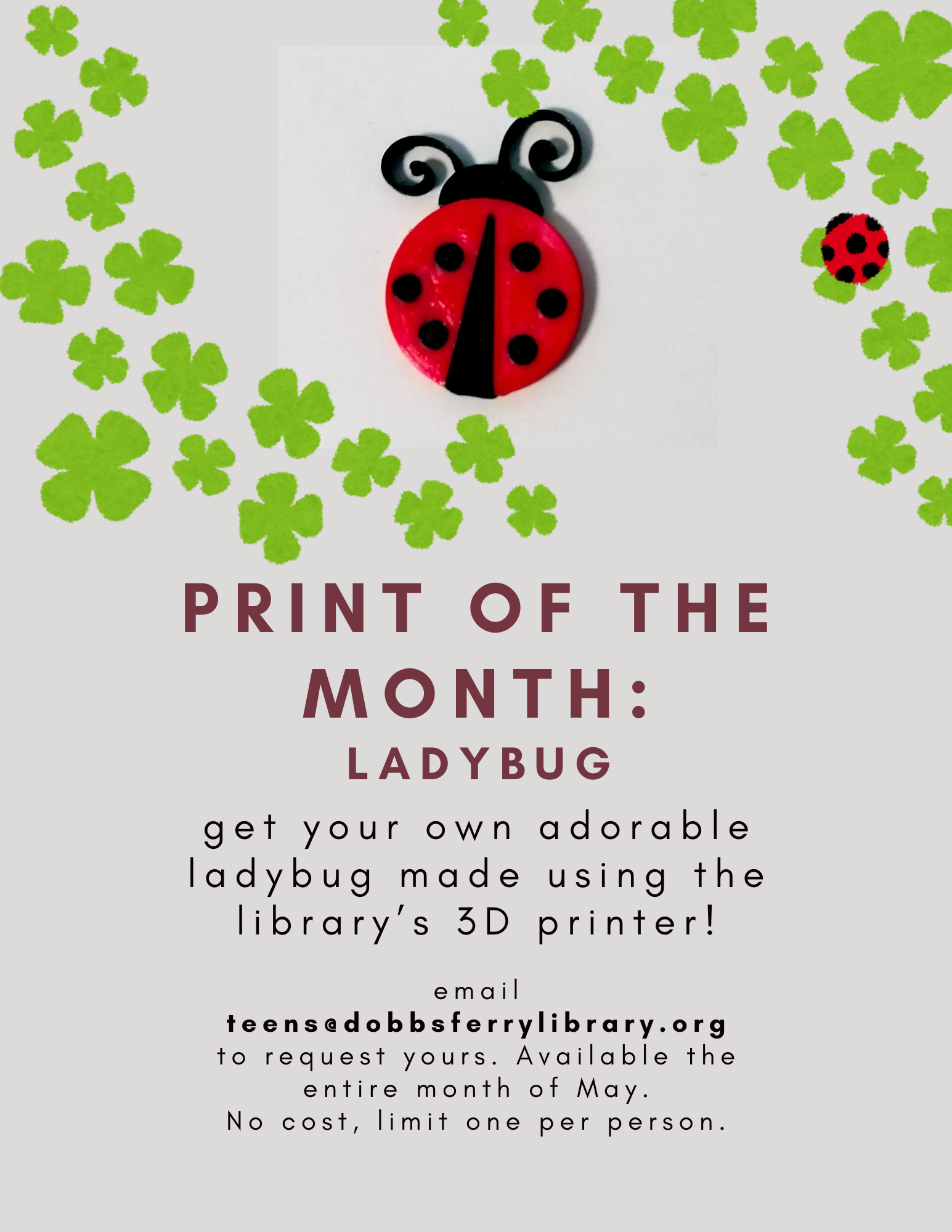 Print of the Month: Ladybug