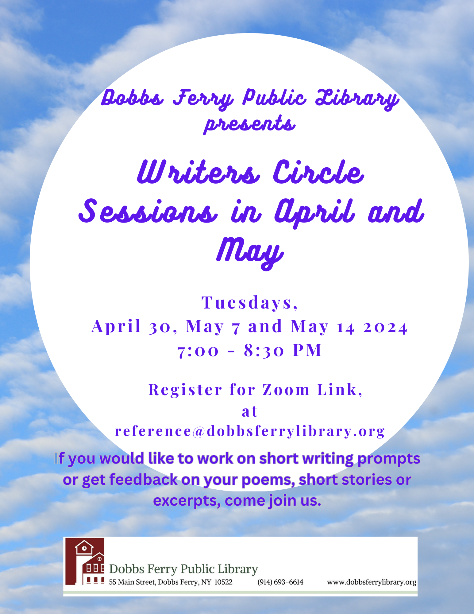 Virtual Writers Circle (Registration)