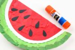 Take & Make Craft Kits for Kids: Tissue Paper Watermelon Fans - Limited Supply / First-come First-served