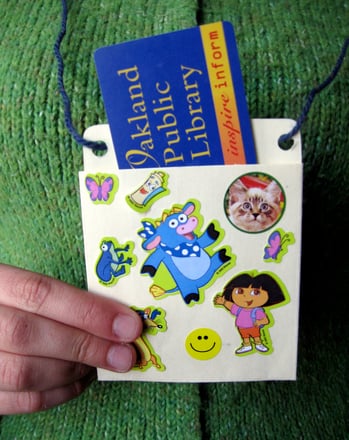 Take & Make Craft Kits for Kids: Library Card Holders - Limited Supply / First-come First-served