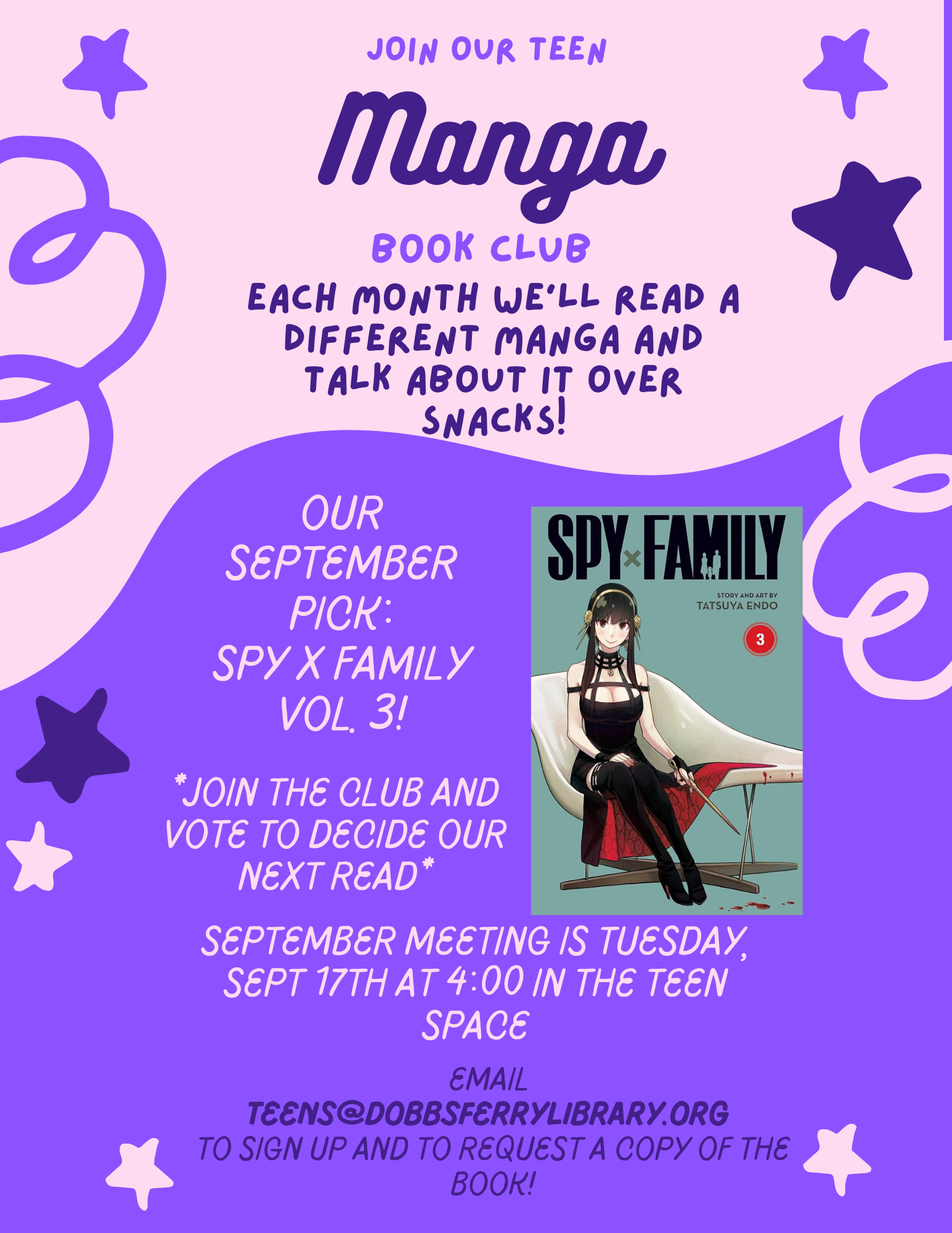 Teen Manga Book Club: "Spy x Family Volume 3"