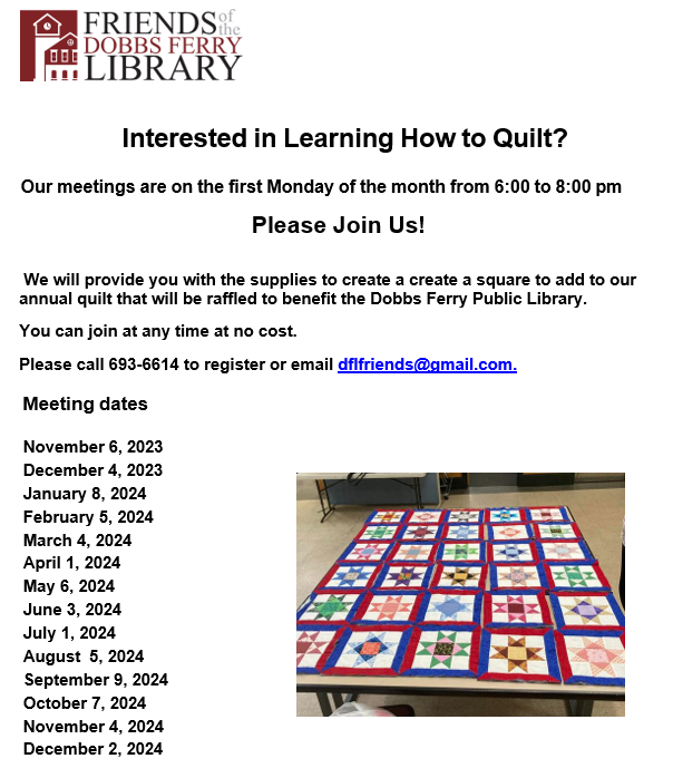 Mary's Yarns Crafting Group: Quilting