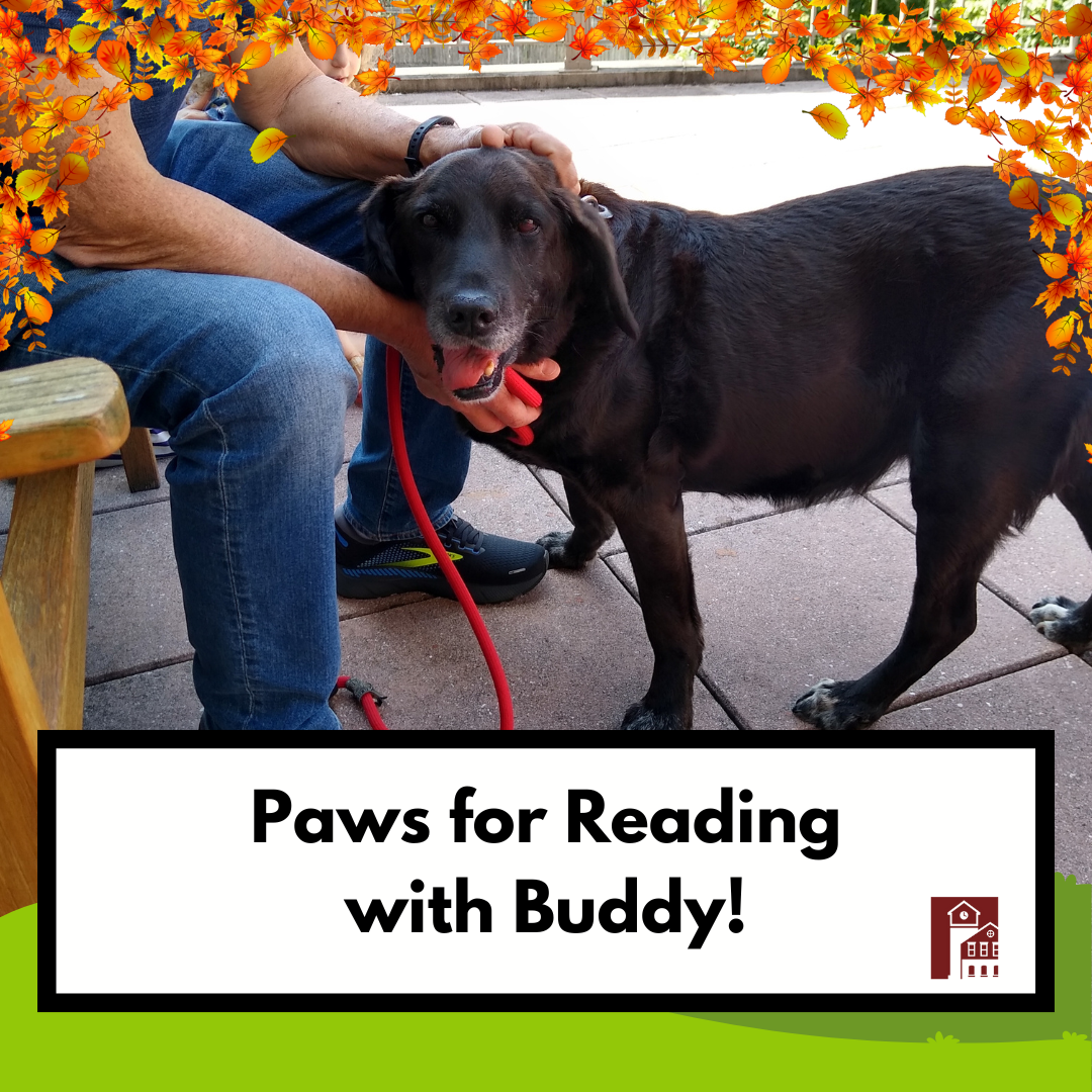 *CANCELED* Paws for Reading with Buddy (Registration)