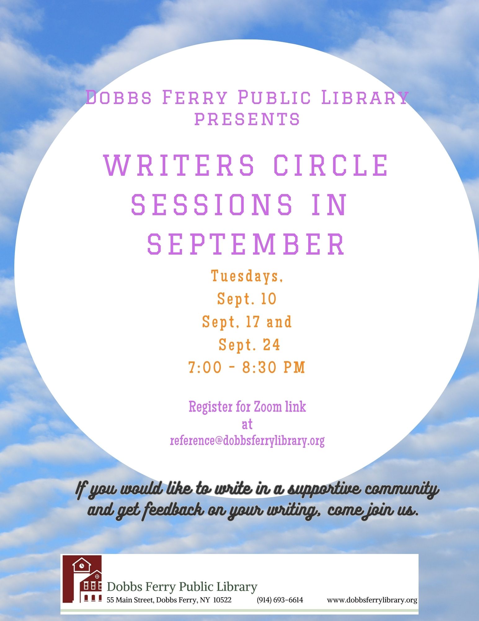 Virtual Writers Circle (Registration)