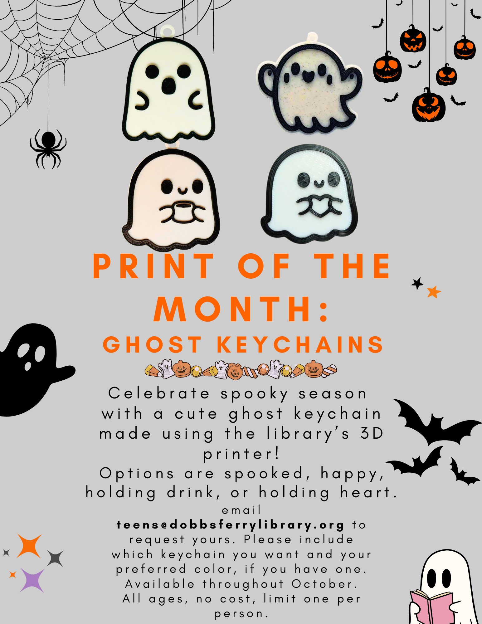 Print of the Month: Ghost Keychains