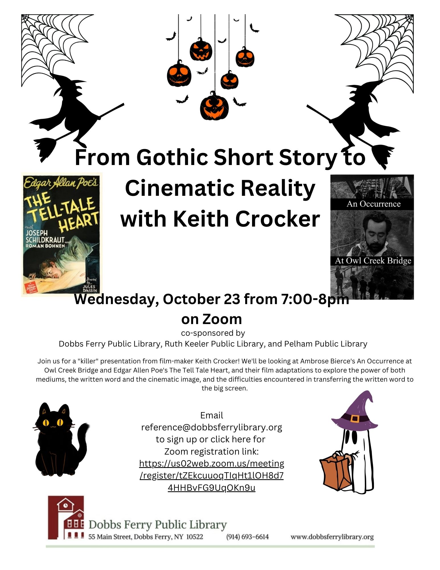 From Gothic Short Story to Cinematic Reality with Keith Crocker via ZOOM (Registration)