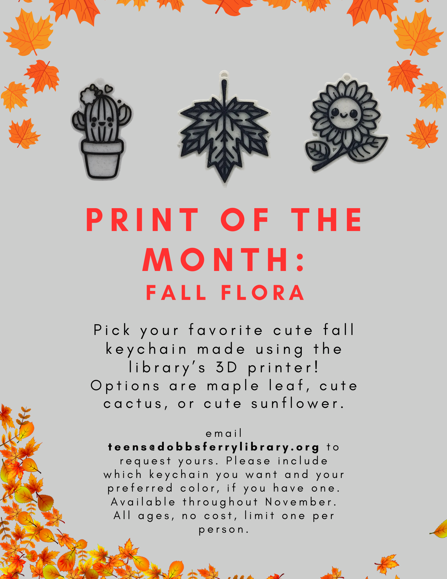 Print of the Month: Fall Flora