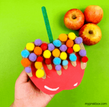 Take & Make Craft Kits for Kids: Caramel Apples - Limited Supply / First-come First-served