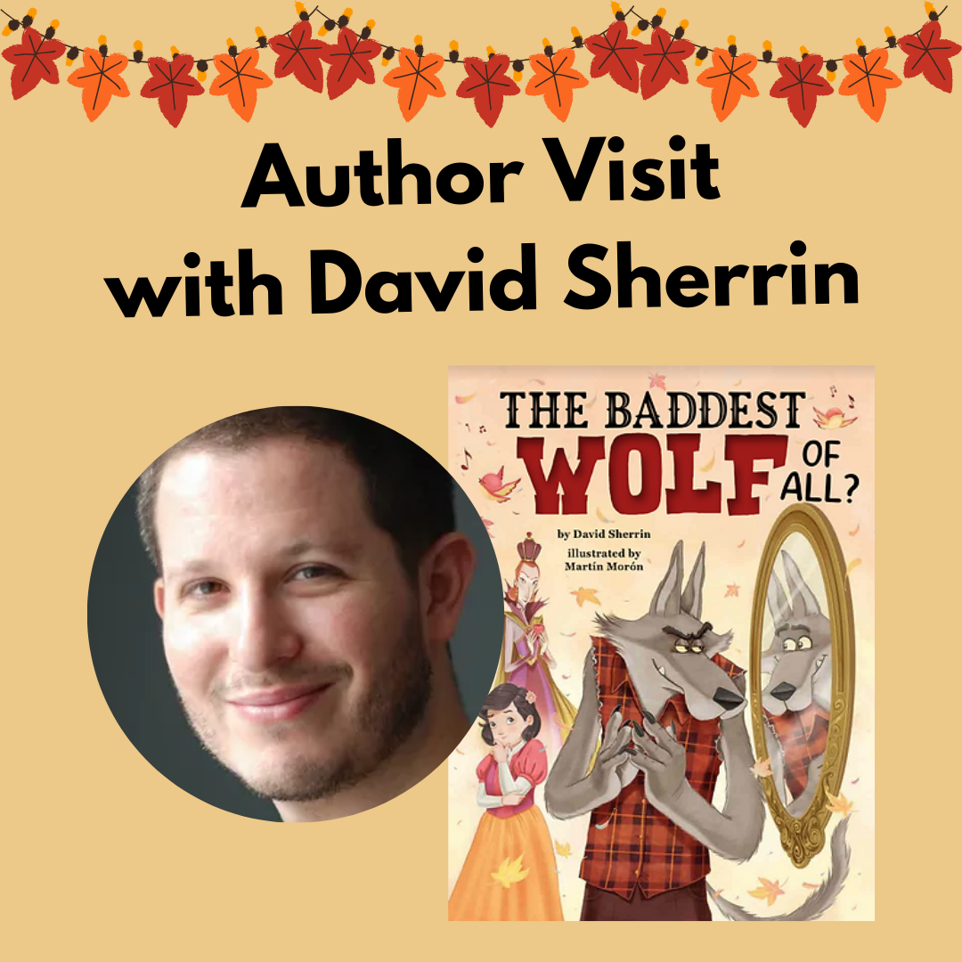 Author Visit with David Sherrin (Registration)