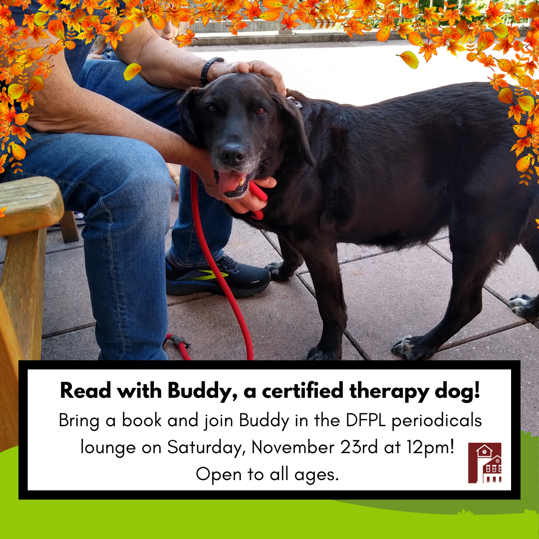 Paws for Reading with Buddy (Registration)