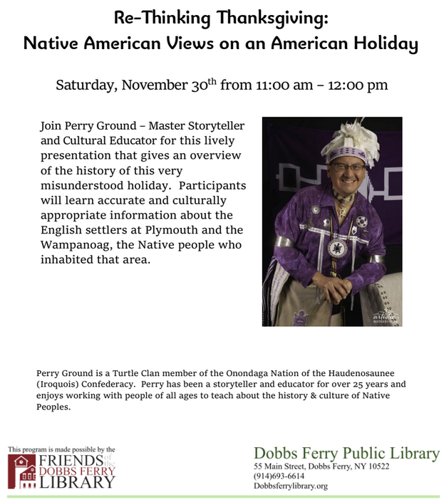 Re-Thinking Thanksgiving:  Native American Views on an American Holiday