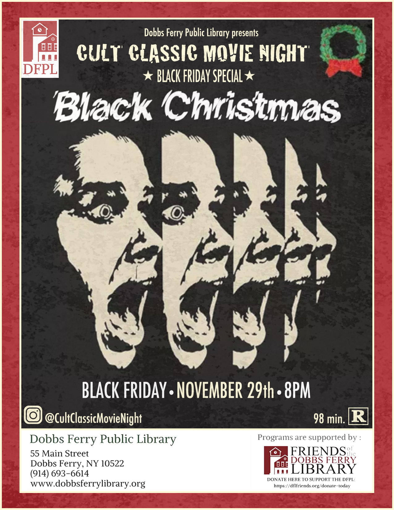 Cult Classic Movie Night's Black Friday: Black Christmas (1974)