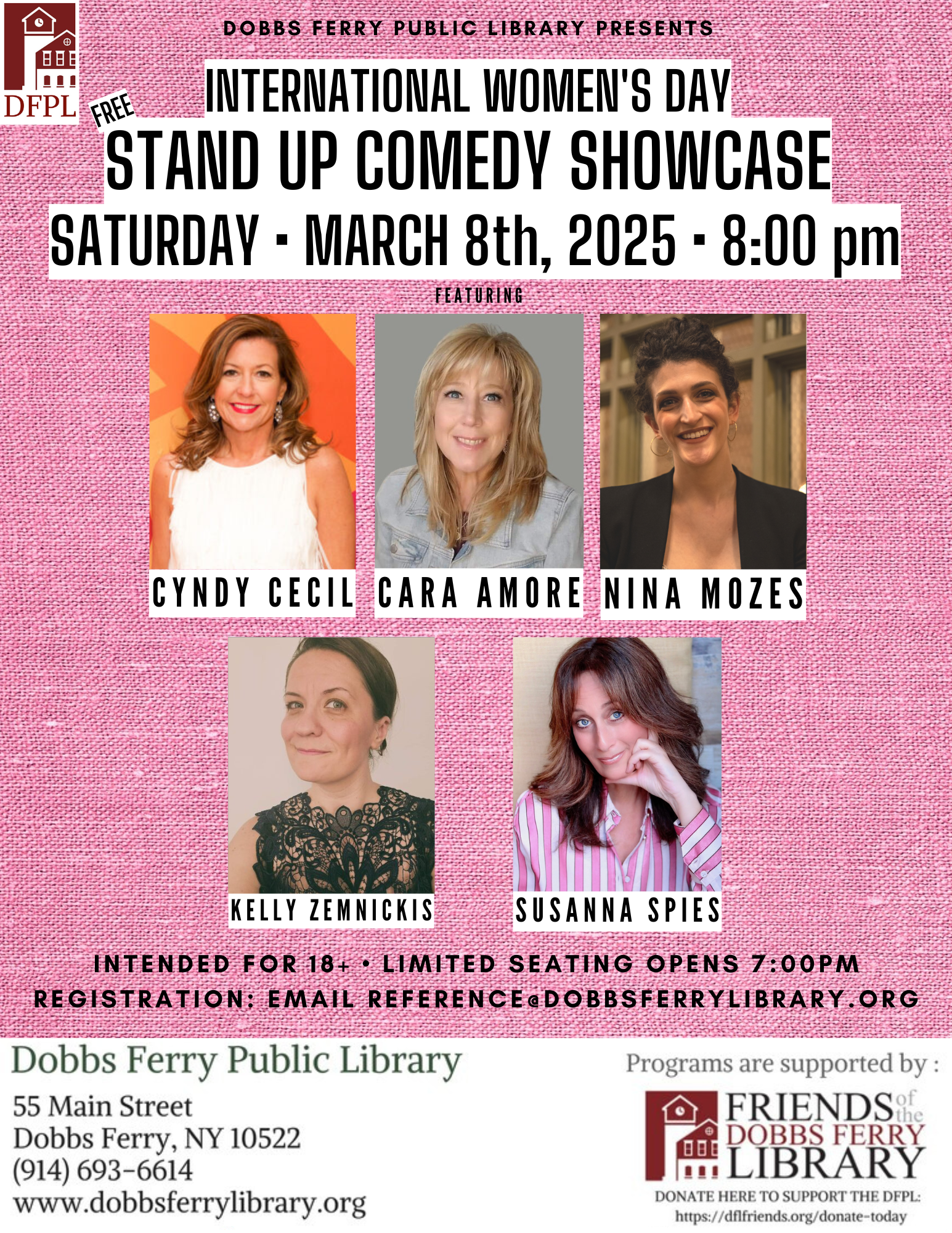 International Women's Day Stand Up Comedy Showcase (FREE)