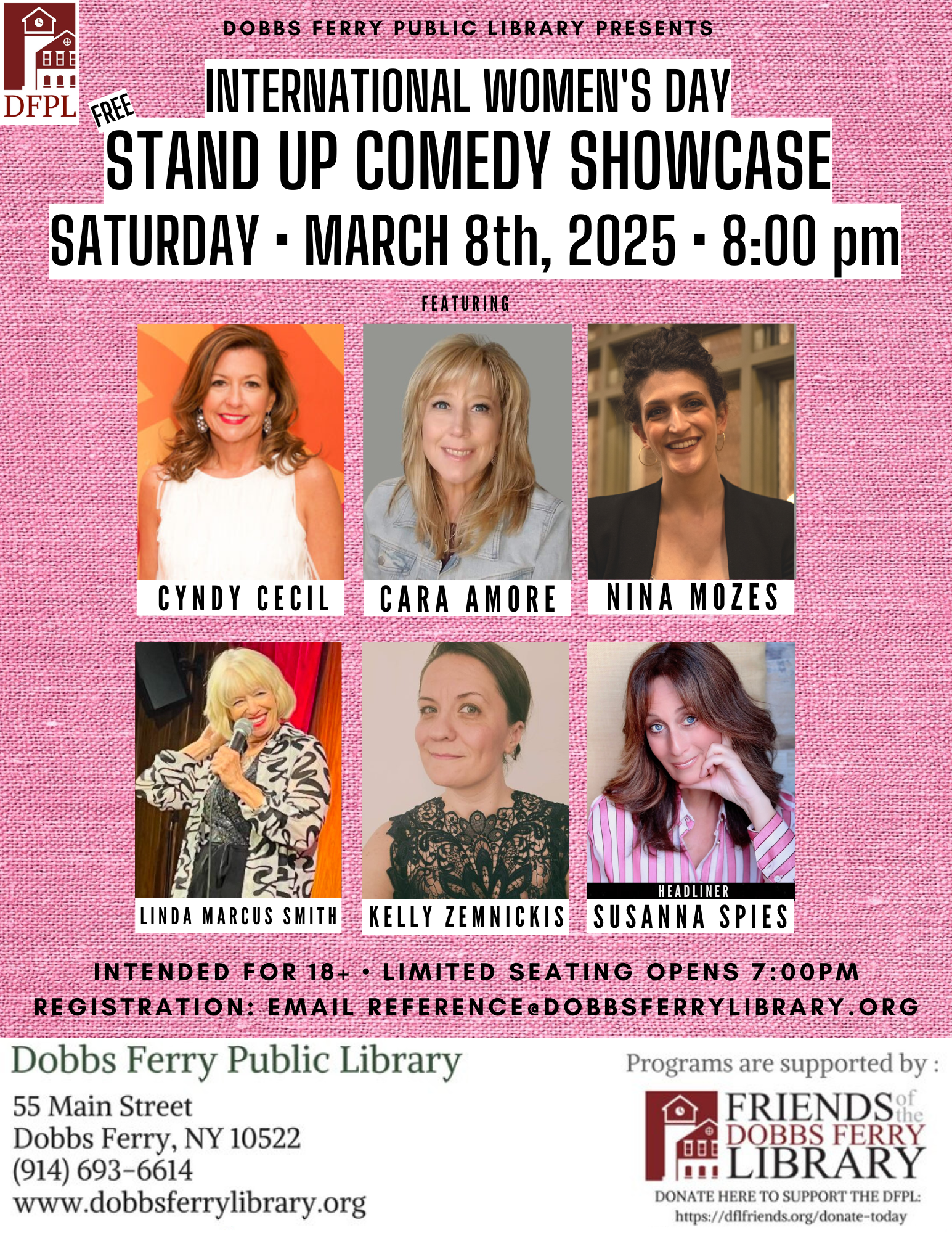 International Women's Day Stand Up Comedy Showcase (FREE)