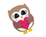 Take & Make Craft Kits for Kids: Valentine's Day Owls - Limited Supply / First-come First-served