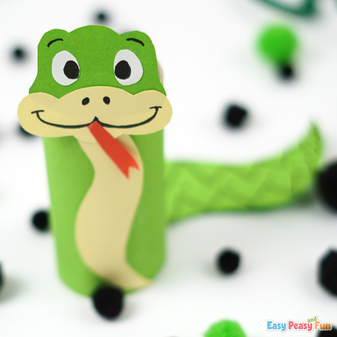 Take & Make Craft Kits for Kids: Toilet Paper Roll Snakes - Limited Supply / First-come First-served