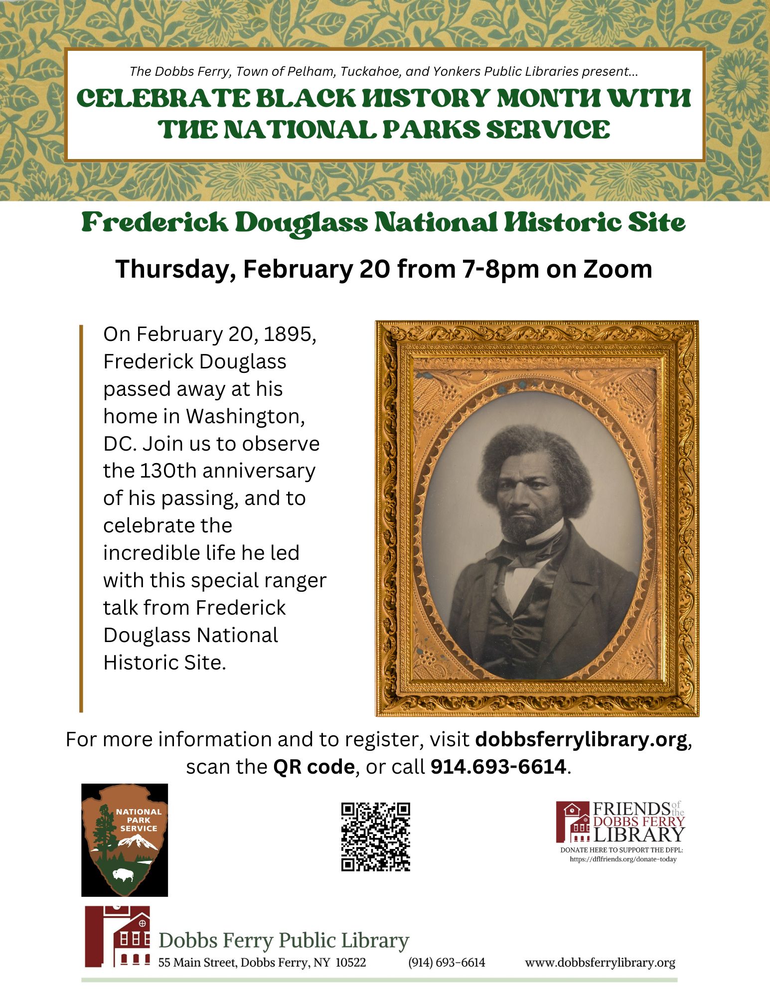 Frederick Douglass: A Celebration of his Life via ZOOM (Registration)