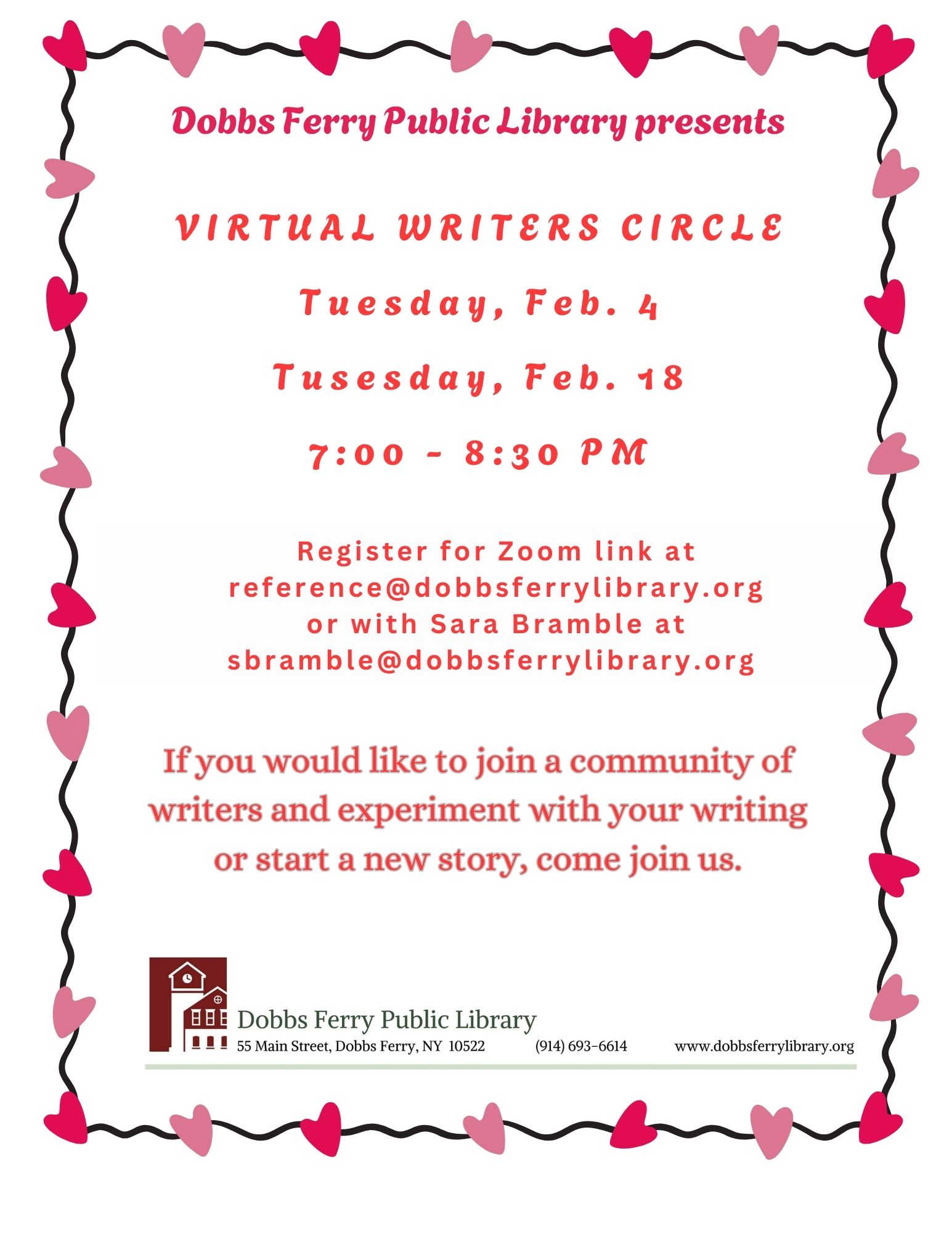 Virtual Writers Circle (Registration)