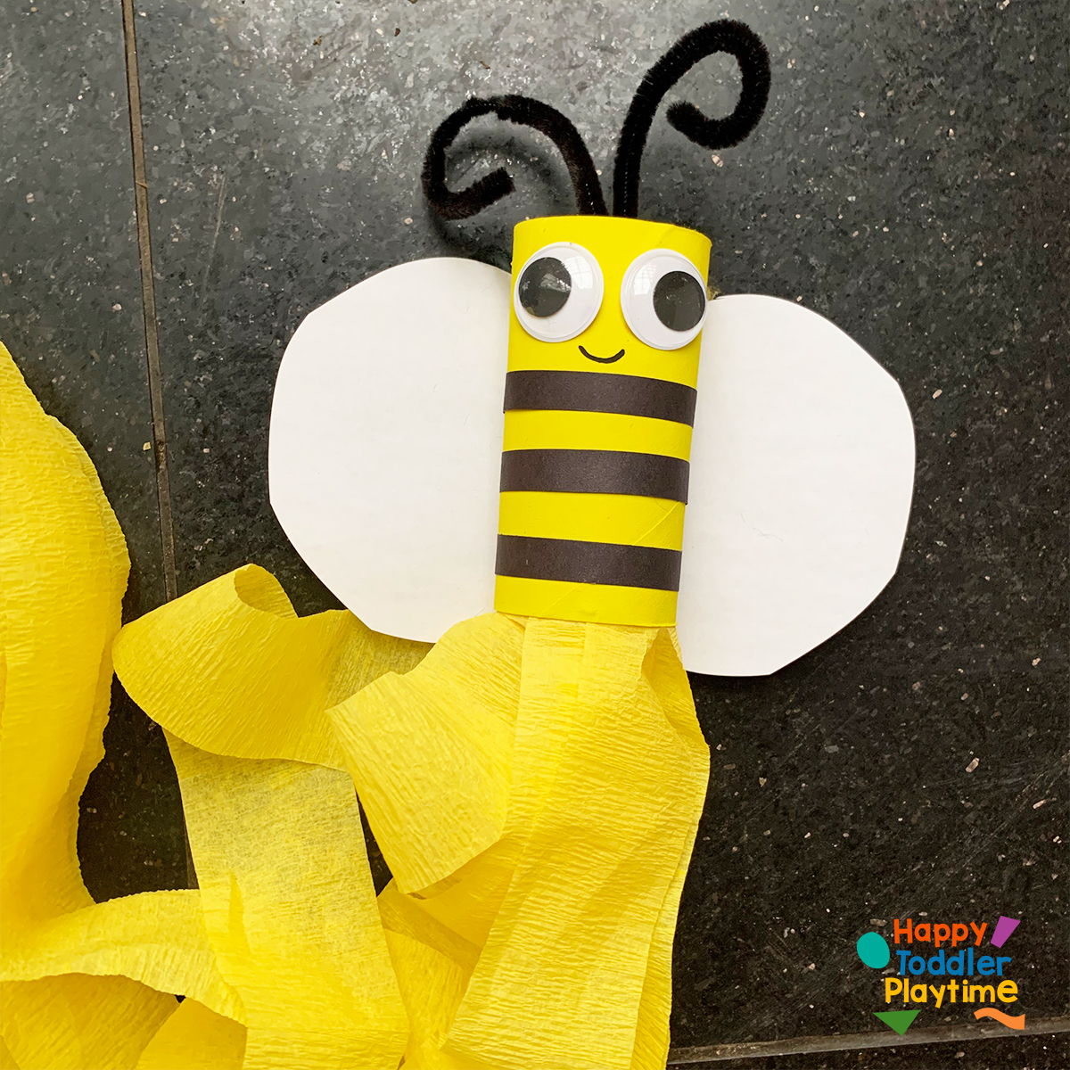 Take & Make Craft Kits for Kids: Toilet Paper Roll Bees - Limited Supply / First-come First-served