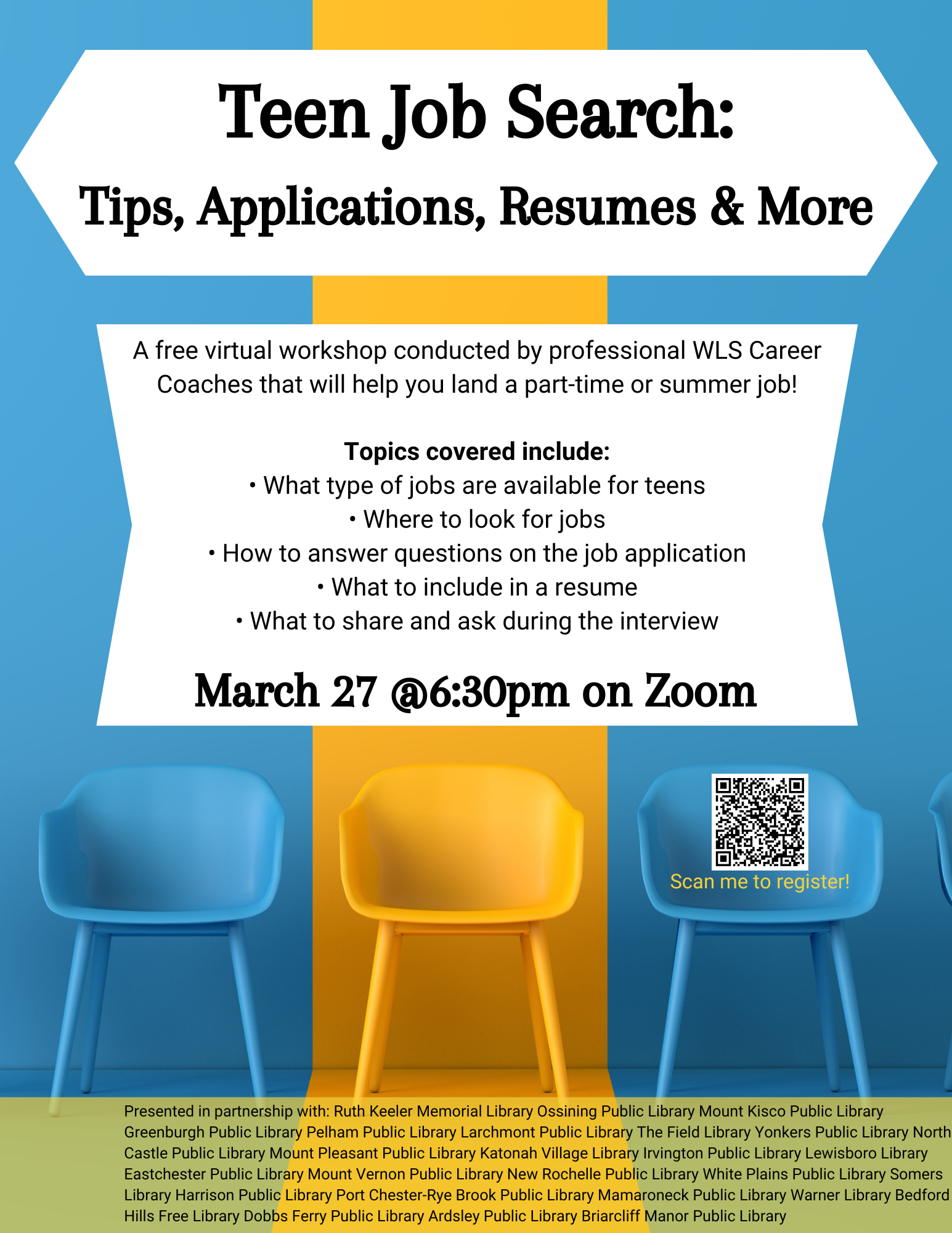 Virtual Program: Teen Job Search Tips