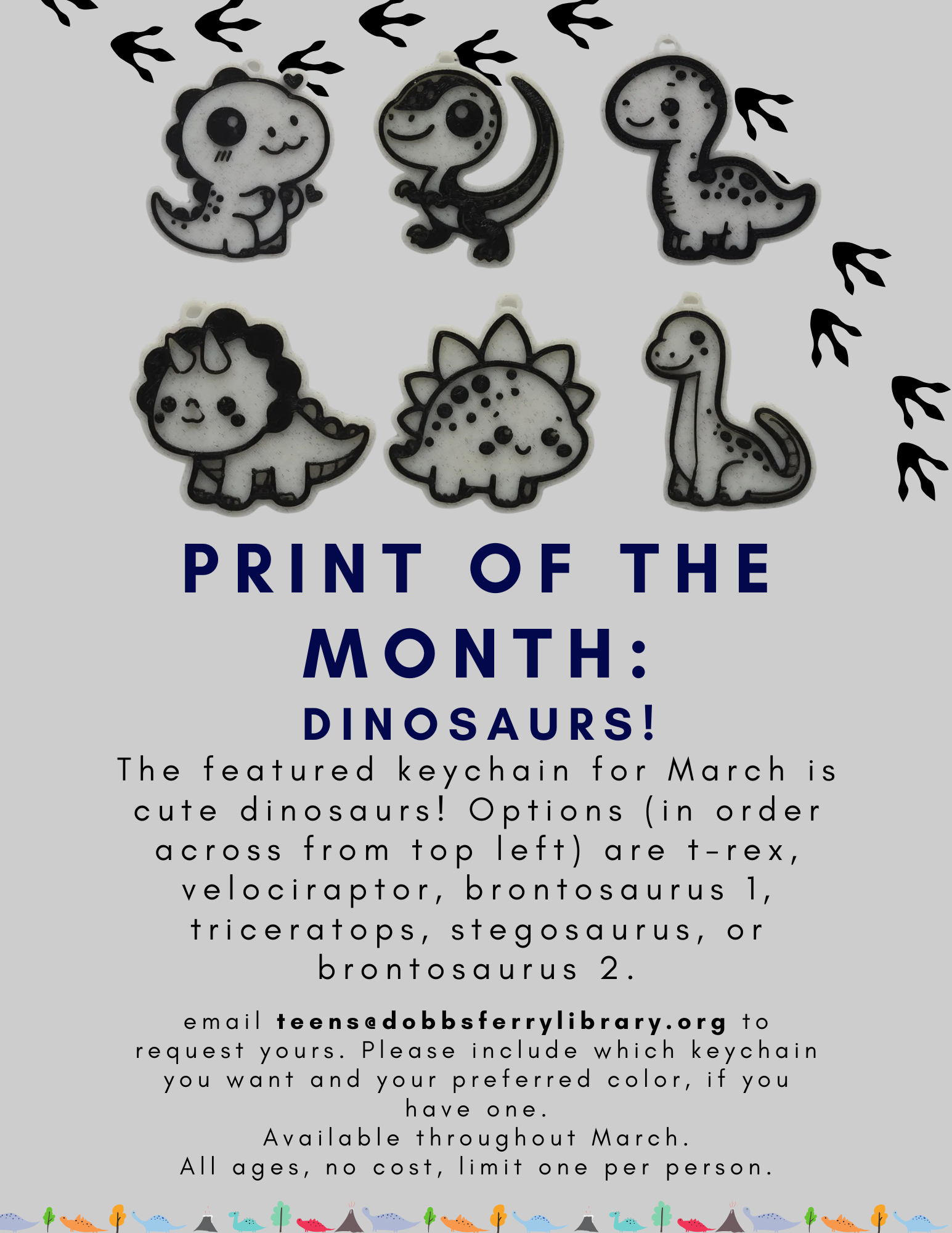 Print of the Month: Dinosaurs