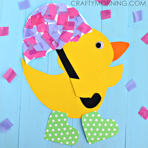 Take & Make Craft Kits for Kids: April Showers Ducks - Limited Supply / First-come First-served