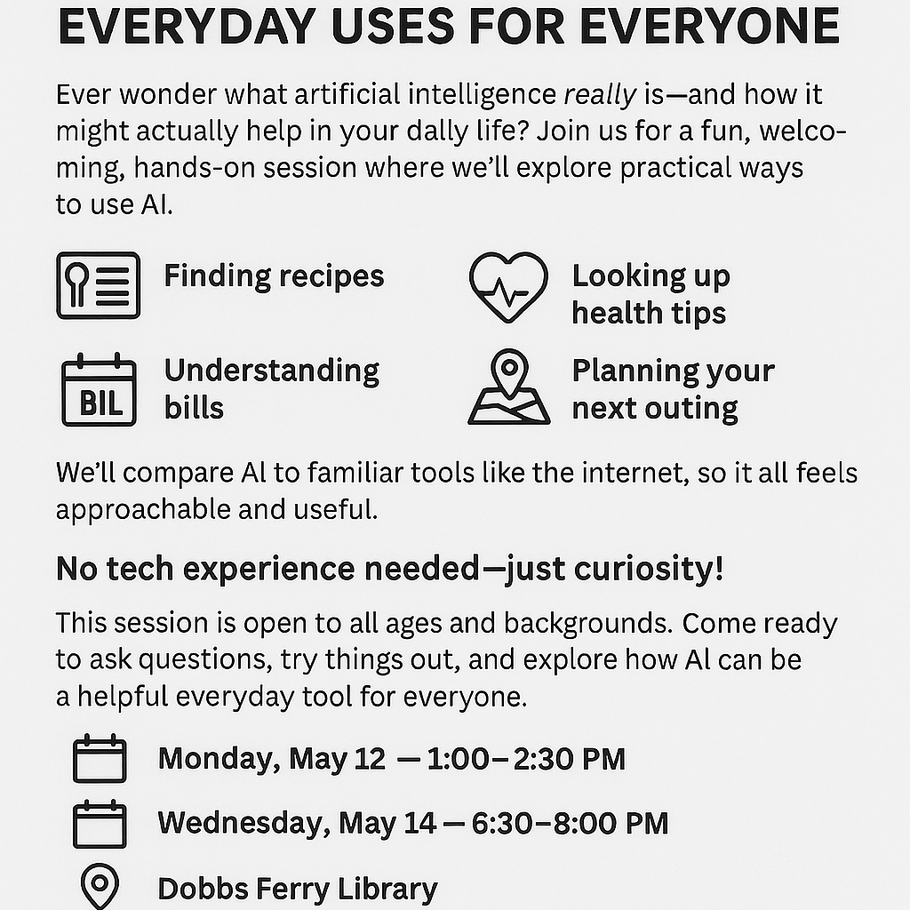 Demystifying AI: Everyday Uses for Everyone