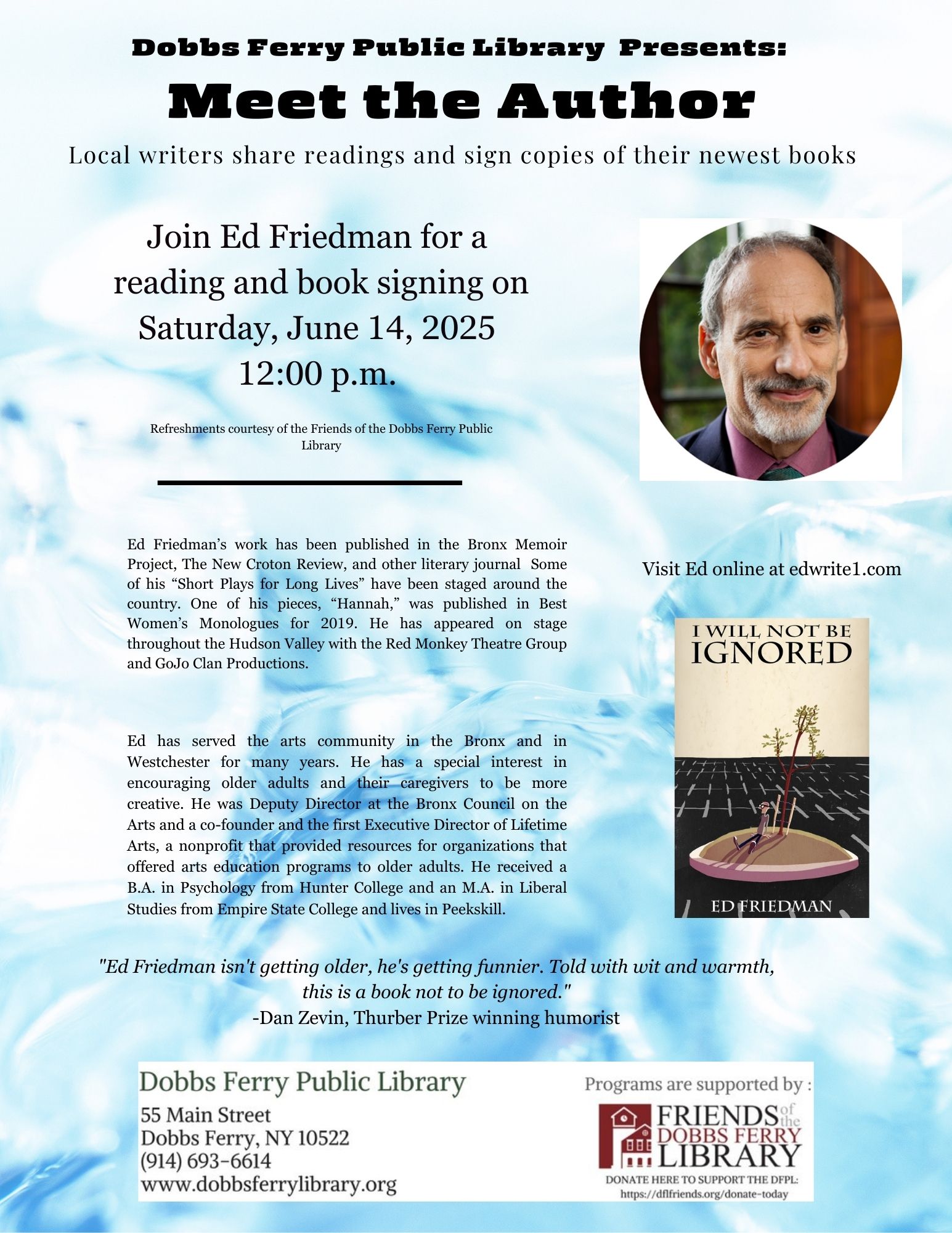 Meet the Author: Ed Friedman