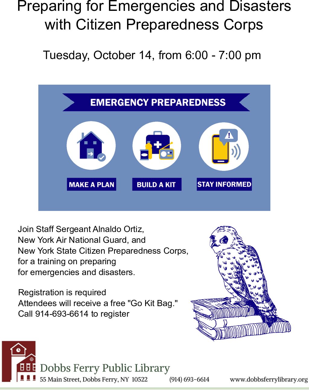 Preparing for Emergencies and Disasters with the Citizen Preparedness Corps