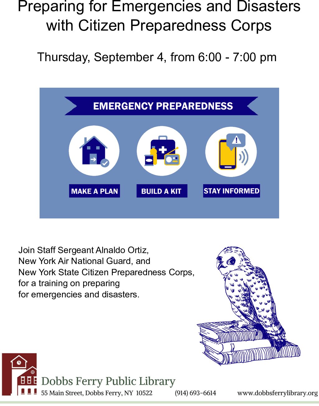 Preparing for Emergencies and Disasters with the Citizen Preparedness Corps