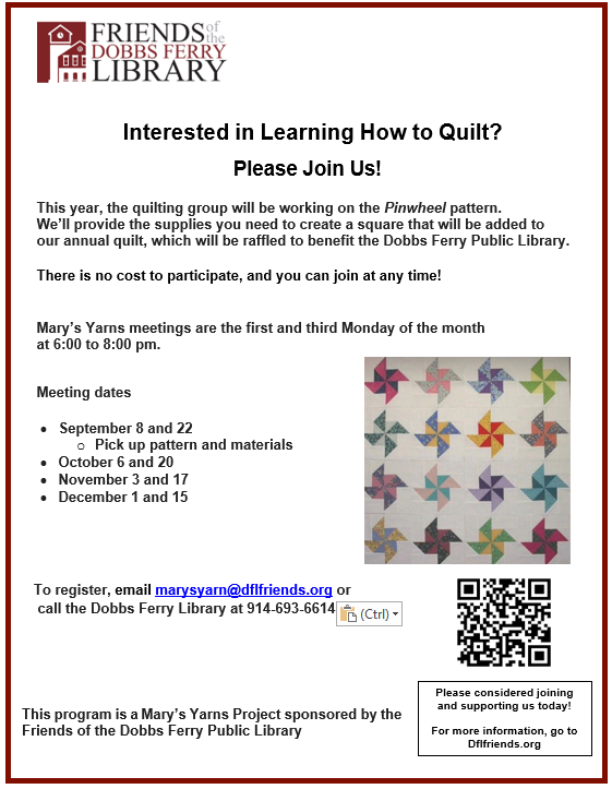 Mary's Yarns Quilting Group
