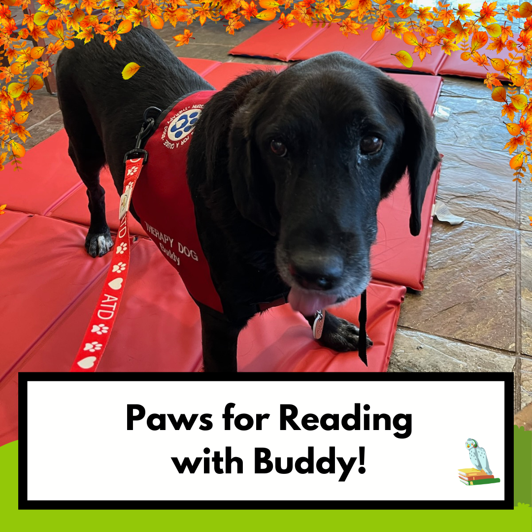Paws for Reading with Buddy (Registration)