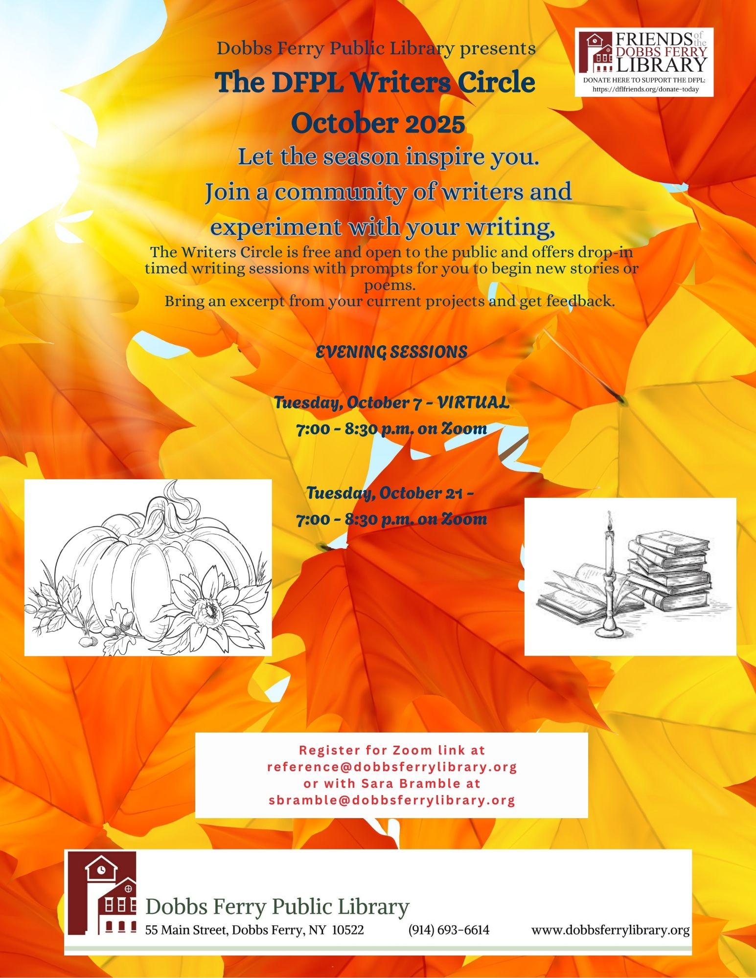 Writer's Circle via ZOOM (Registration)