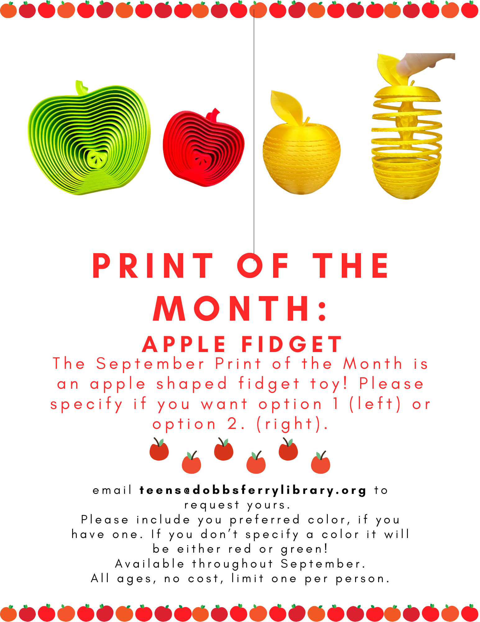 Print of the Month: Apple Fidget