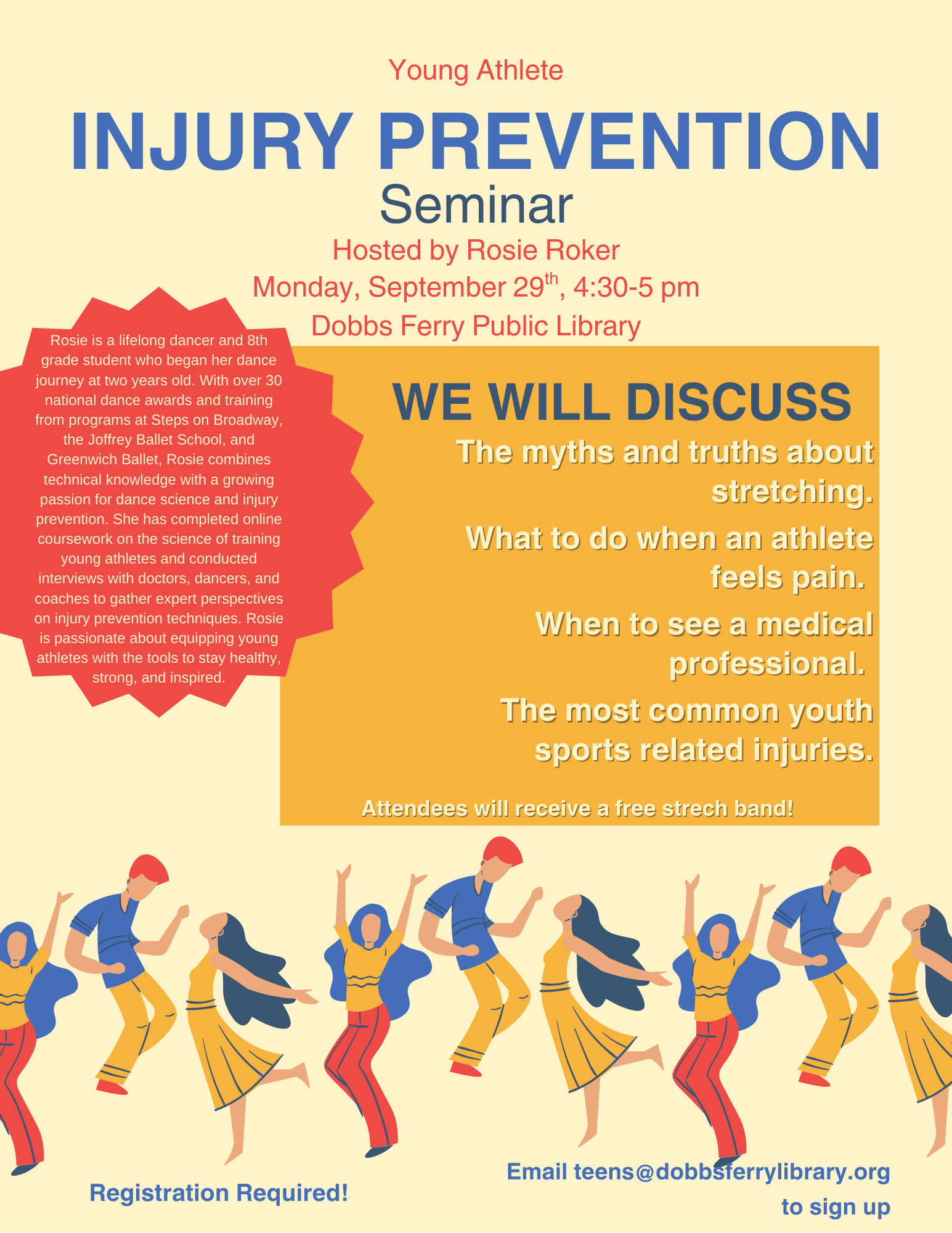 Young Athlete Injury Prevention Seminar (Registration)