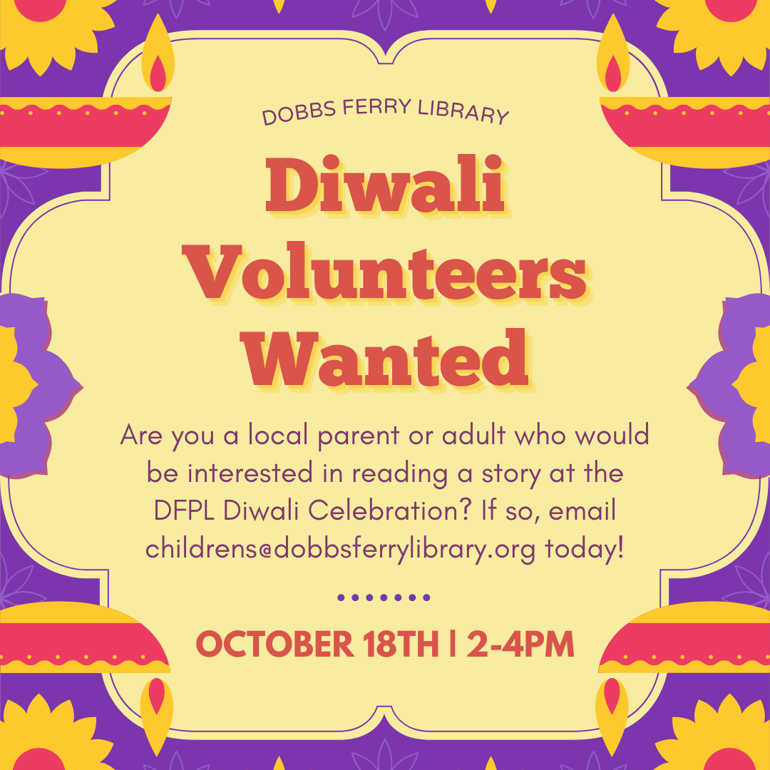 Diwali Volunteers wanted for DFPL Diwali Celebration on Saturday October 18th