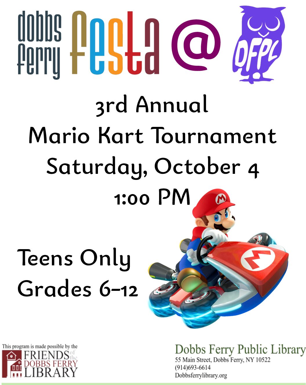 3rd Annual Ferry Festa Mario Kart Tournament