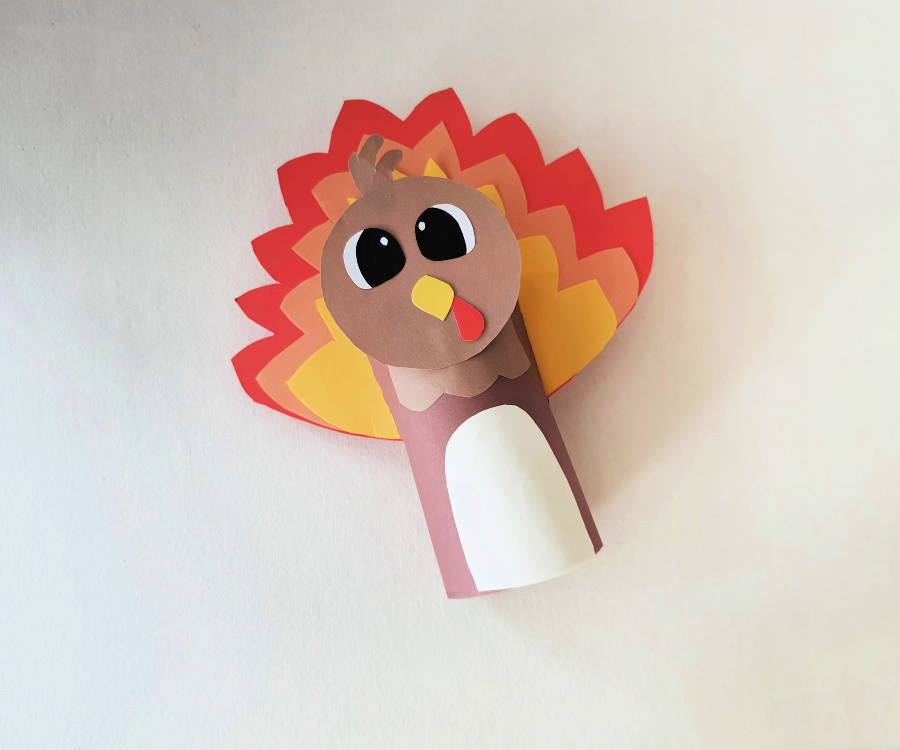 Take & Make Craft Kits for Kids: Toilet Paper Roll Turkeys - Limited Supply / First-come First-served