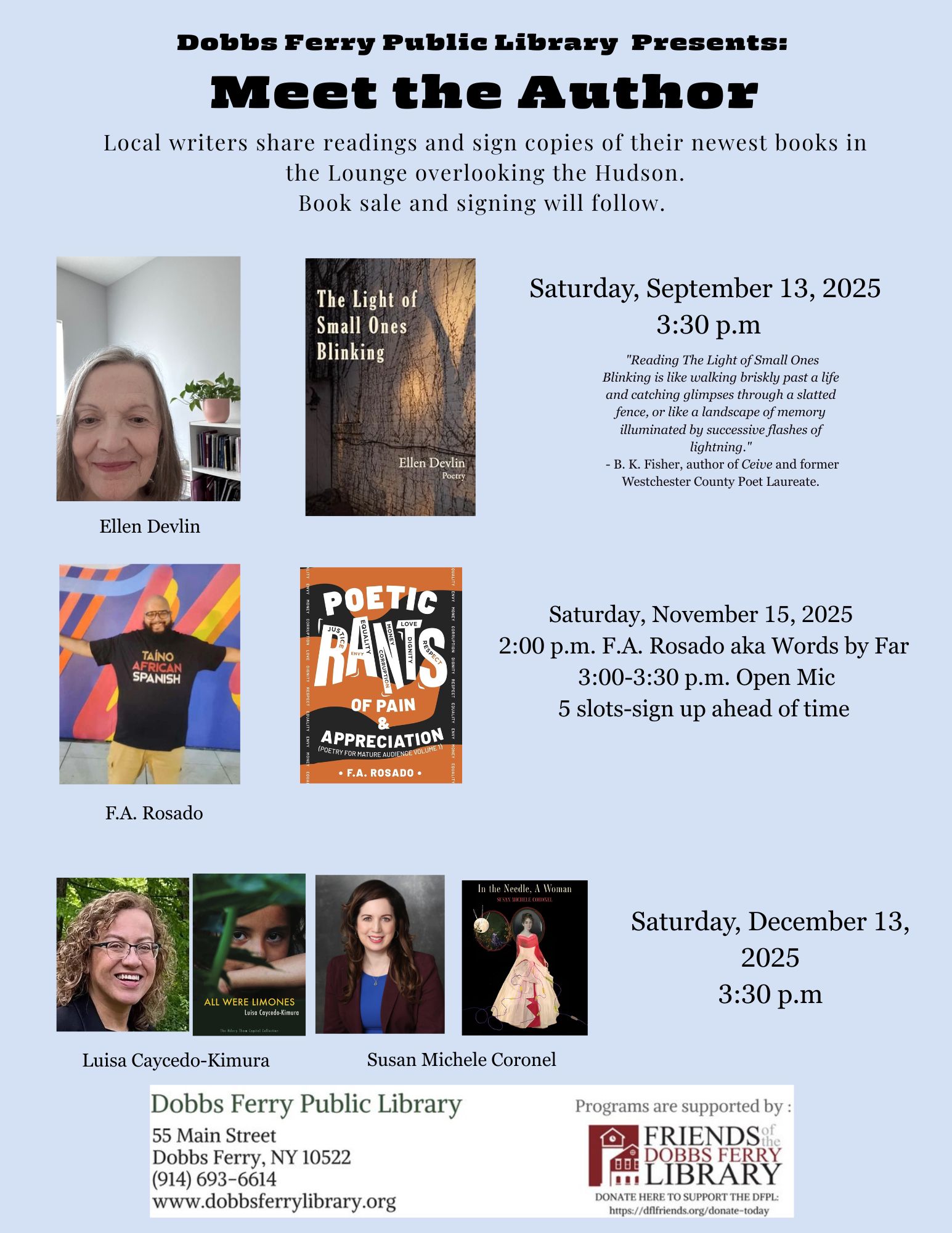 Meet the Author: Luisa Caycedo-Kimura and Susan Michele Coronel (Registration)
