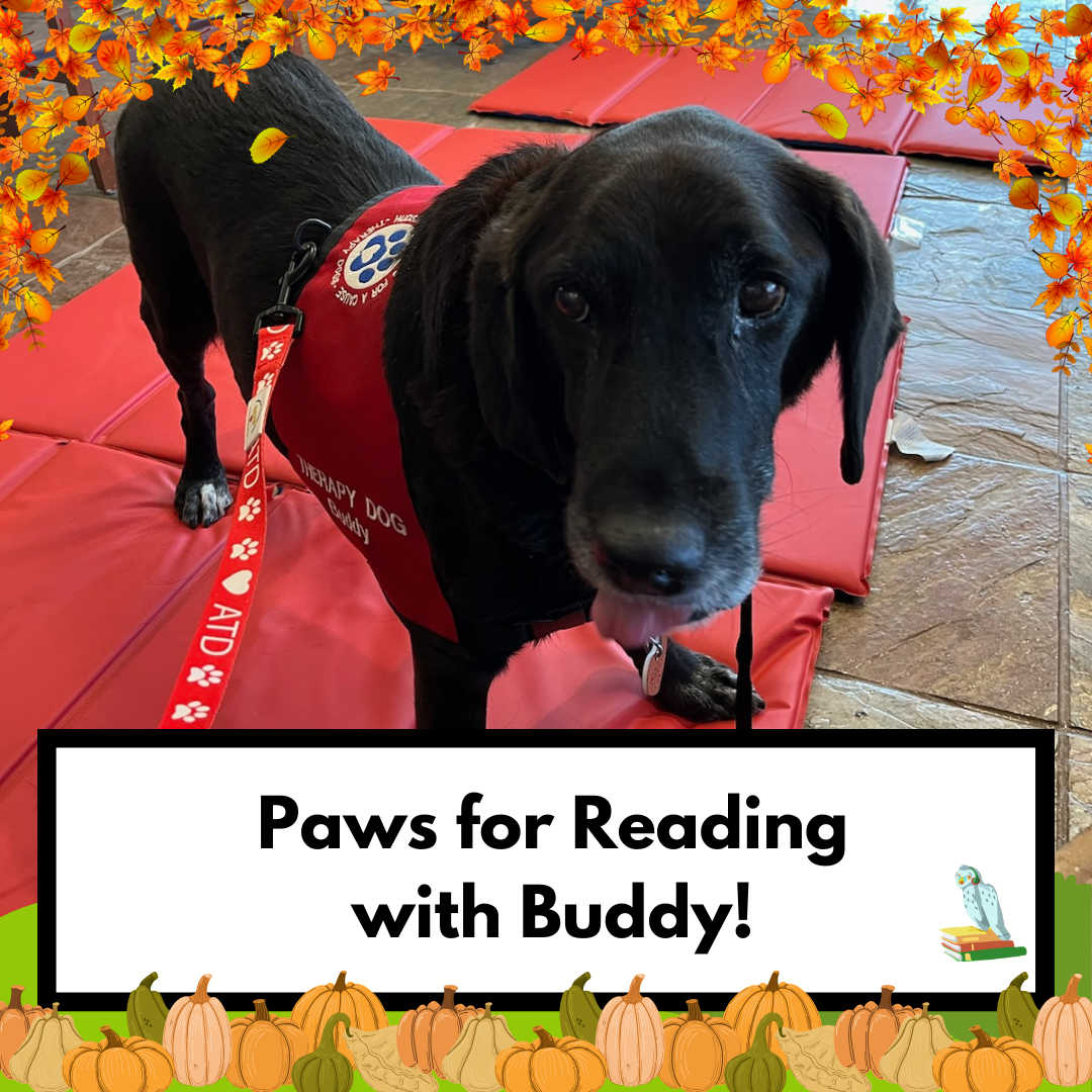 Paws for Reading with Buddy (Registration)