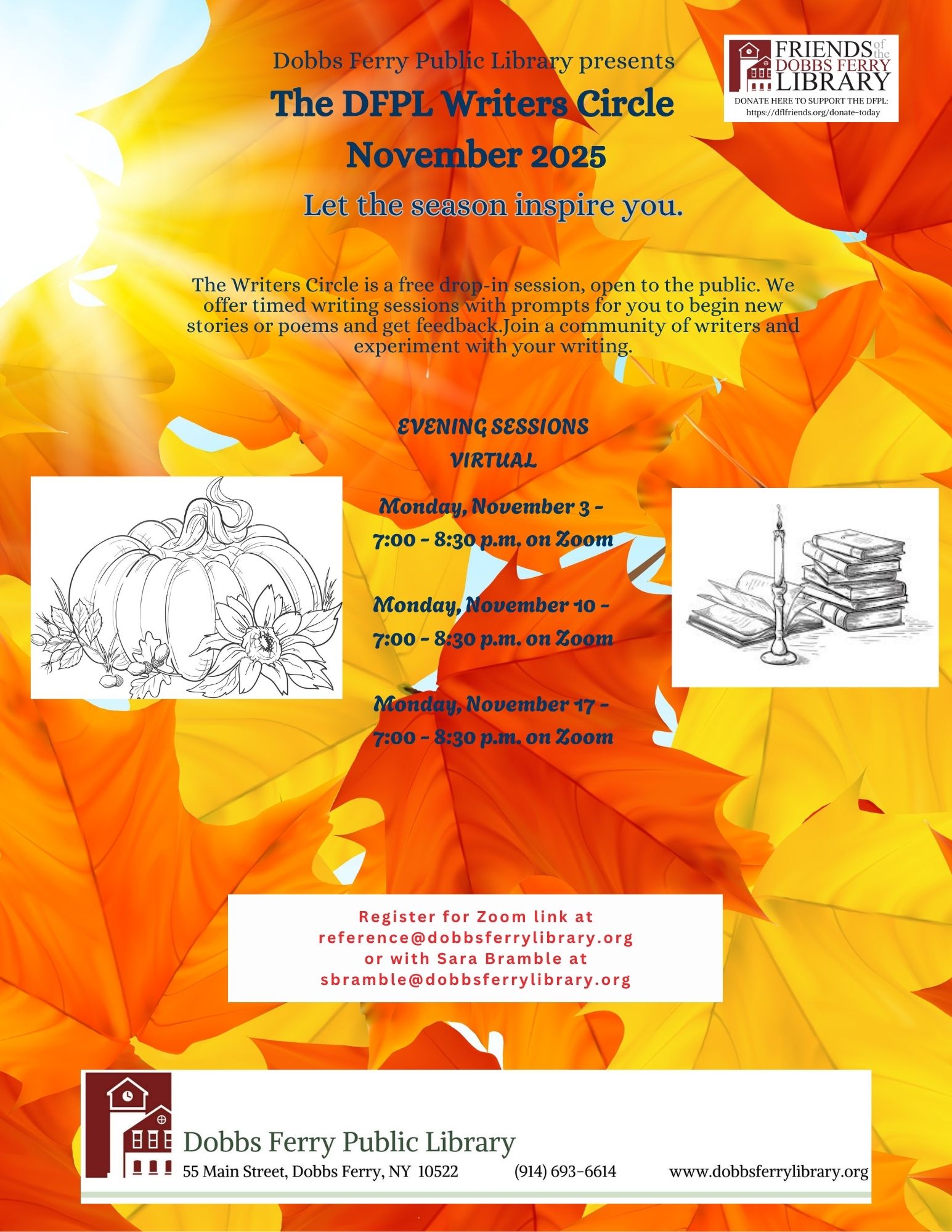 Writer's Circle via ZOOM (Registration)