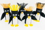 Take & Make Craft Kits for Kids: Toilet Paper Roll Rockhopper Penguin - Limited Supply / First-come First-served