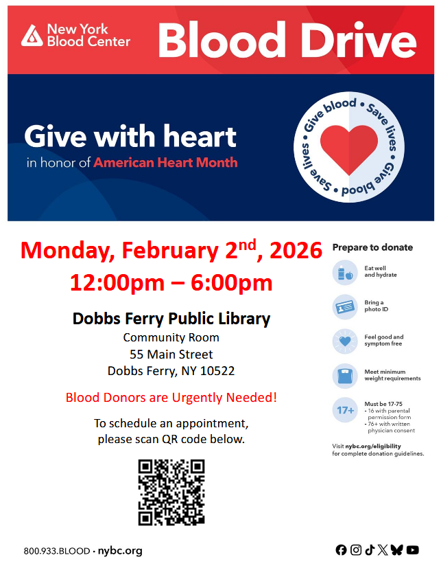 Blood Drive - New York Blood Center (Registration)