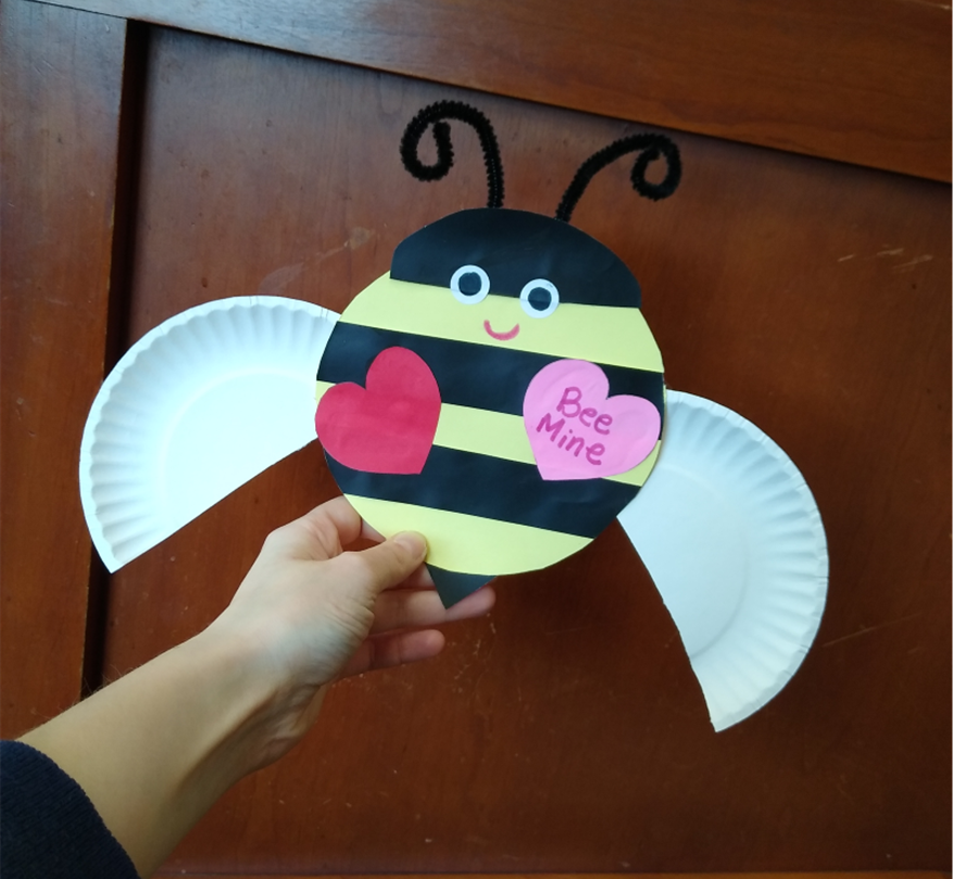 Take & Make Craft Kits for Kids: Valentine's Day Bumblebees - Limited Supply / First-come First-served