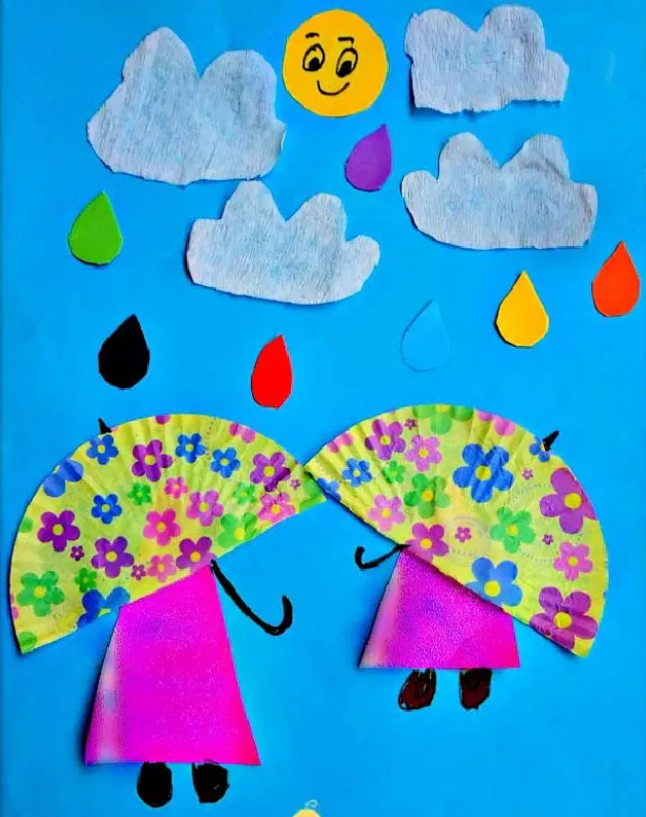 Take & Make Craft Kits for Kids: Rainy Day Picture - Limited Supply / First-come First-served